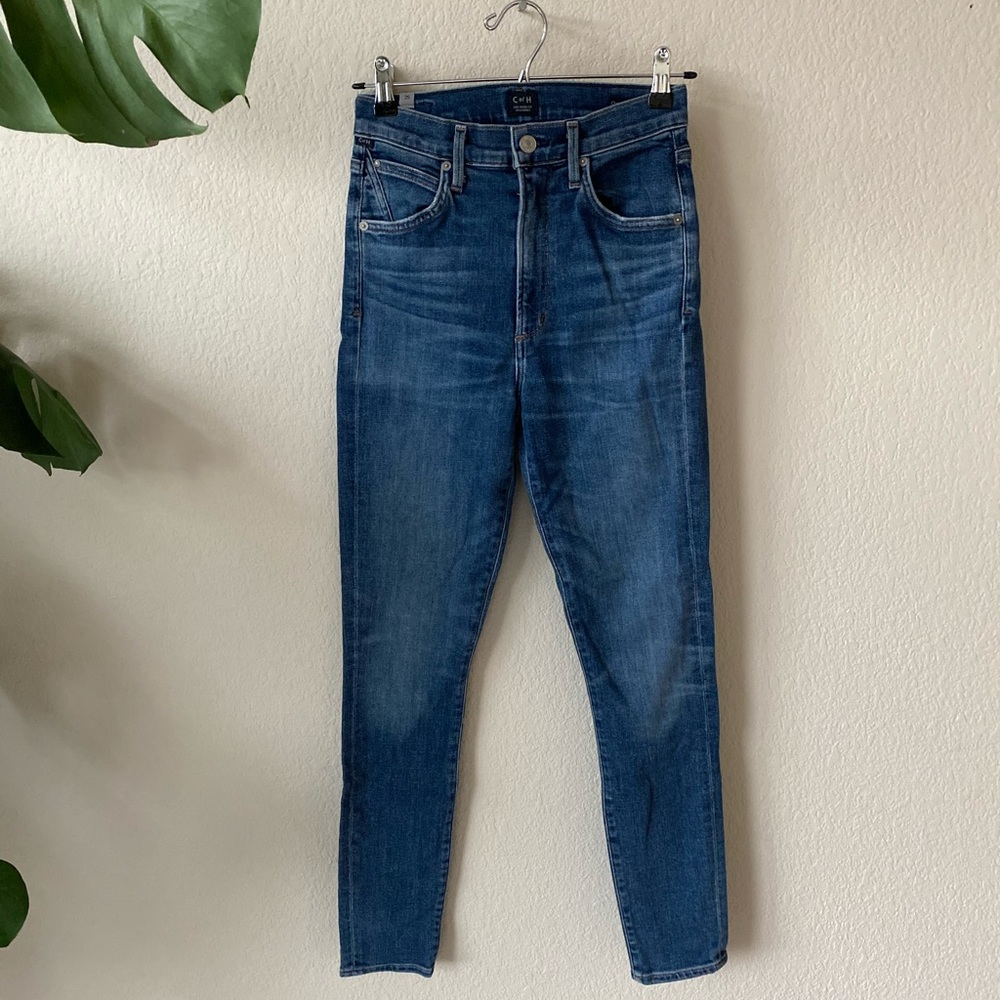 high waisted Chrissy Citizens of Humanity jeans